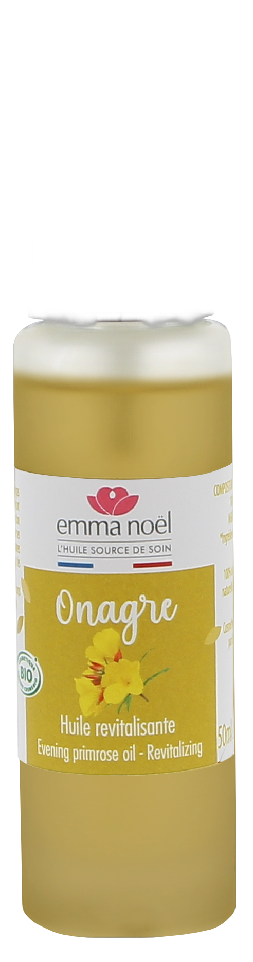 Huile vierge d'onagre bio - 50 mL