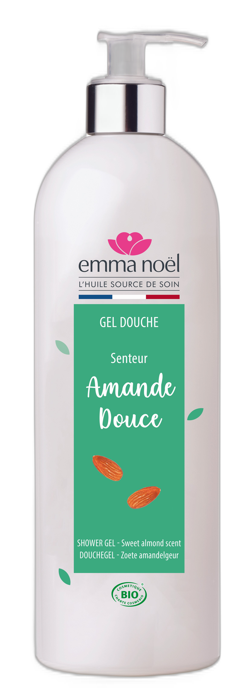 Gel douche amande douce bio - 1 L