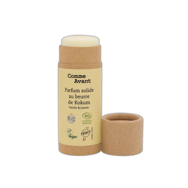 Parfum solide au beurre de kokum - vanille jasmin - version 2 - 20 g