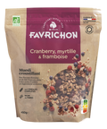 Muesli croustillant cranberry myrtille & framboise - 450 g