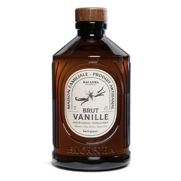 Sirop vanille brut bio - 400 ml