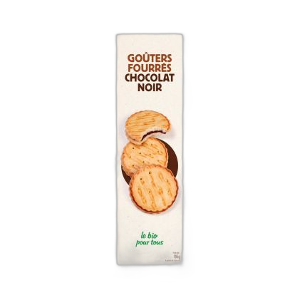 Gouters fourré rond chocolat noir origine france - 185 g