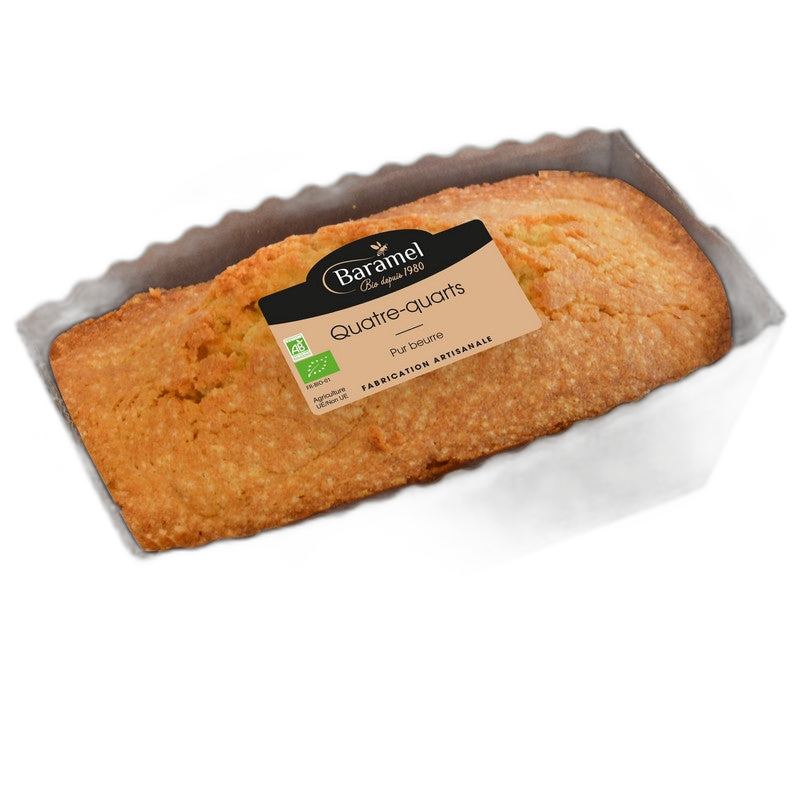 Quatre quarts pur beurre nature bio - 200 g