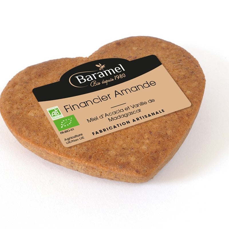 Financier amandes pur beurre et vanille de madagascar bio - 70 g