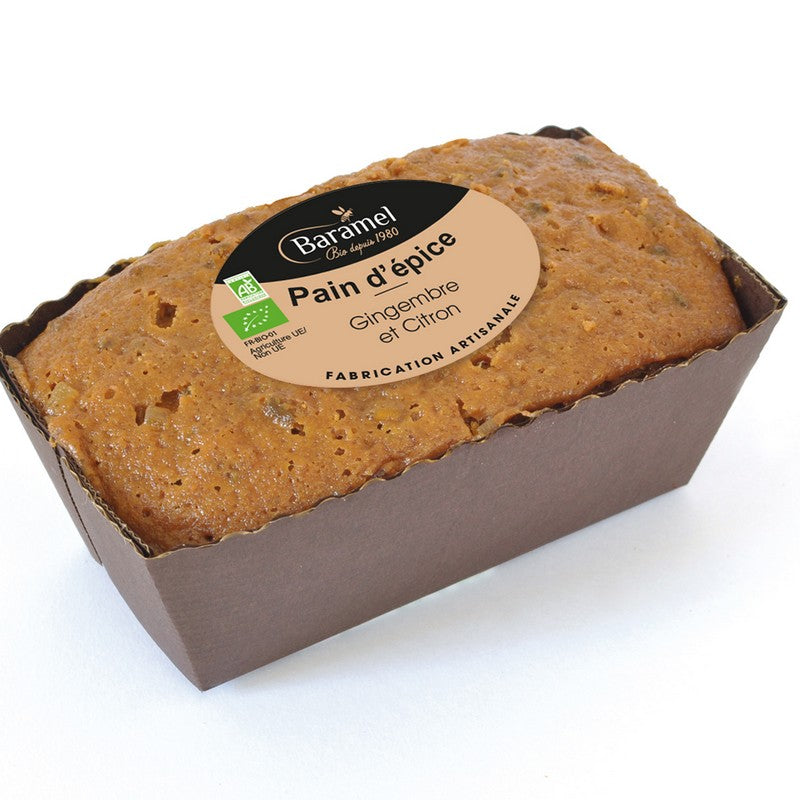 Pain d'épice au gingembre et zestes de citron bio - 300 g