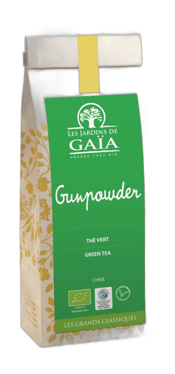 Th√© vert bio gunpowder standard (chine) - 100 g