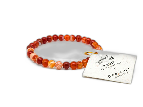 Bracelet d√©cision cornaline