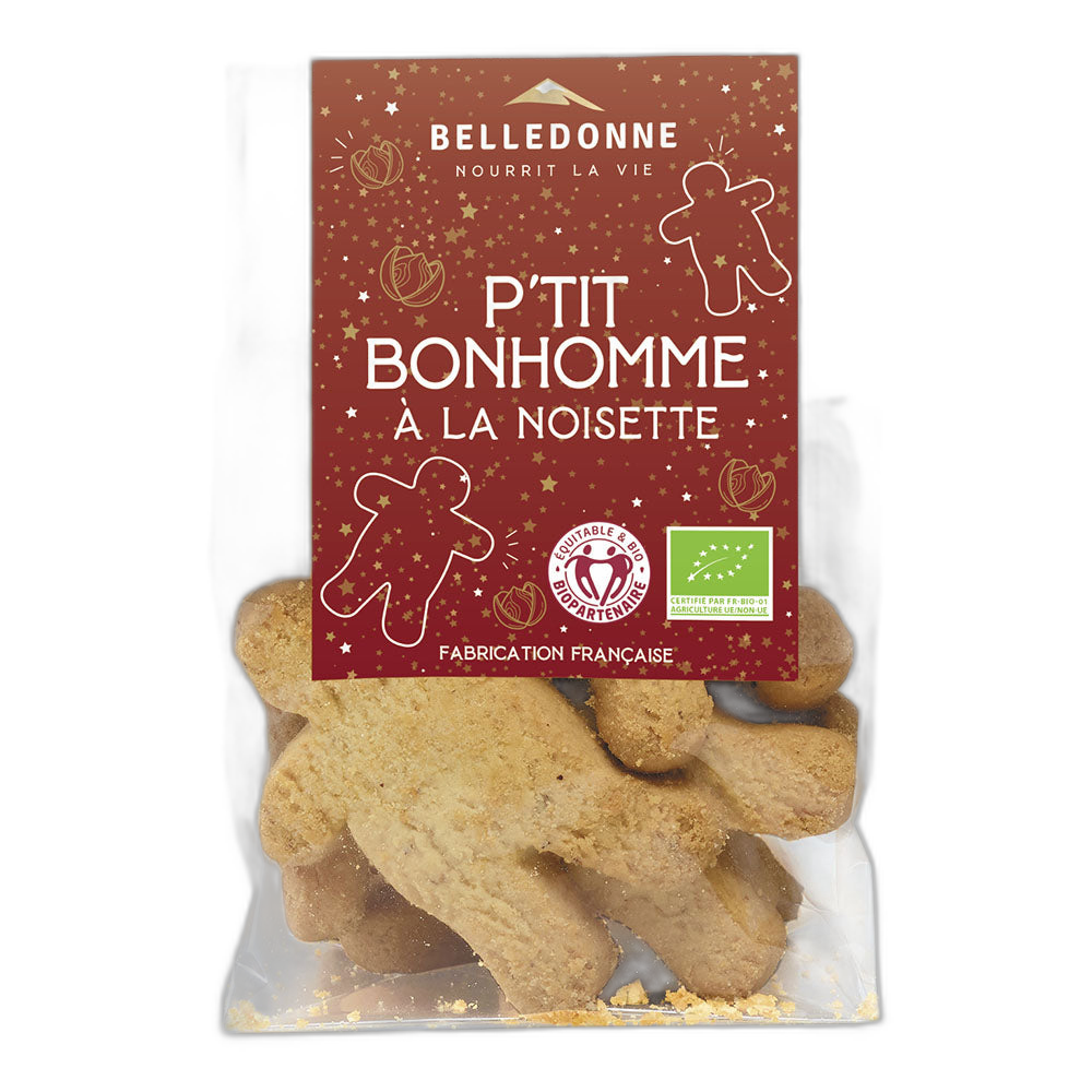 Biscuits p'tit bonhomme noisette bio