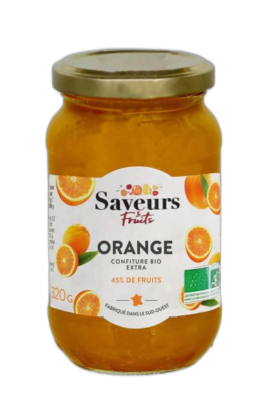 Confiture extra d'orange bio - 320 g