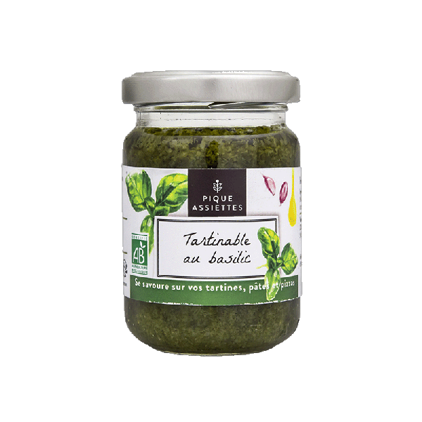 Tartinable au basilic bio - 120 g