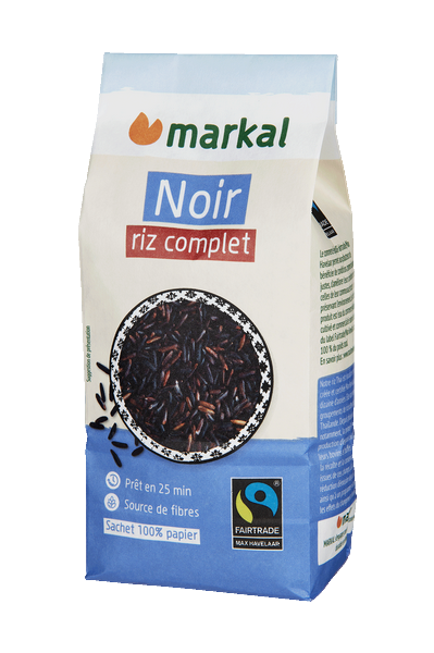 Riz noir complet fairtrade bio (origine Thaïlande) - 500 g