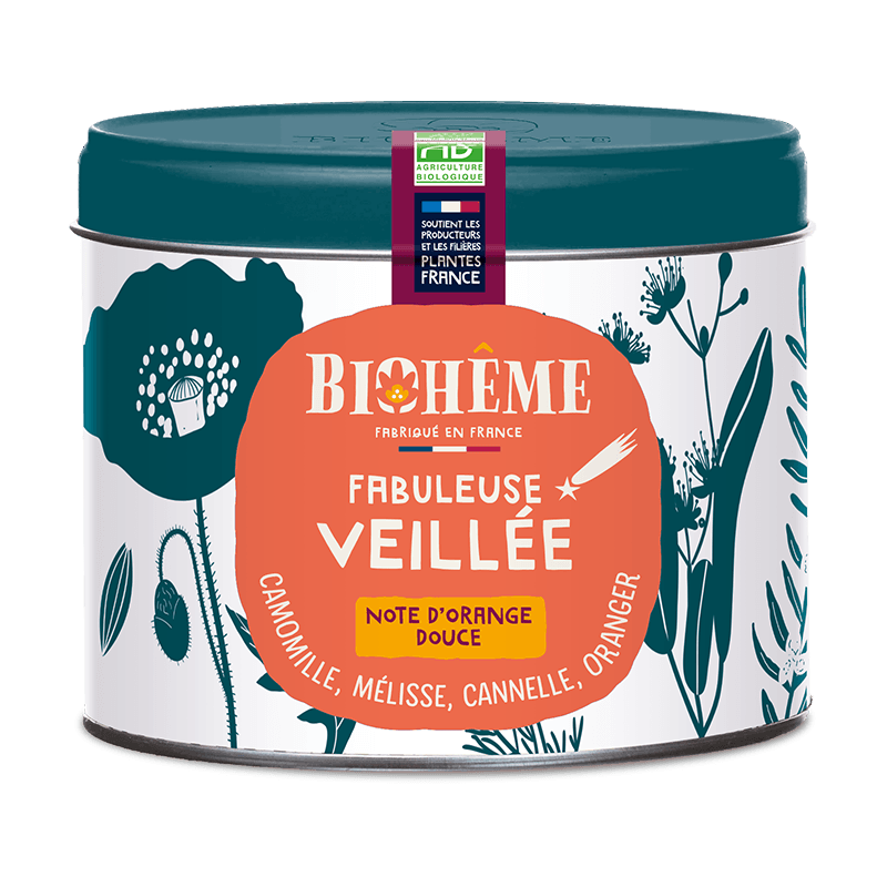 Infusion Fabuleuse veillée boîte métal Vrac - 40 g