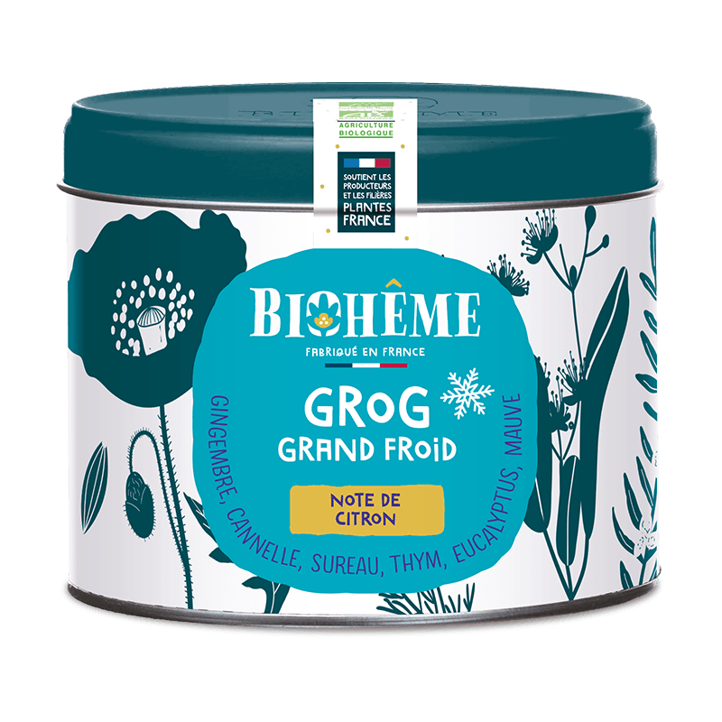 Infusion Grog Grand Froid bio bo√Æte m√©tal - 50 g