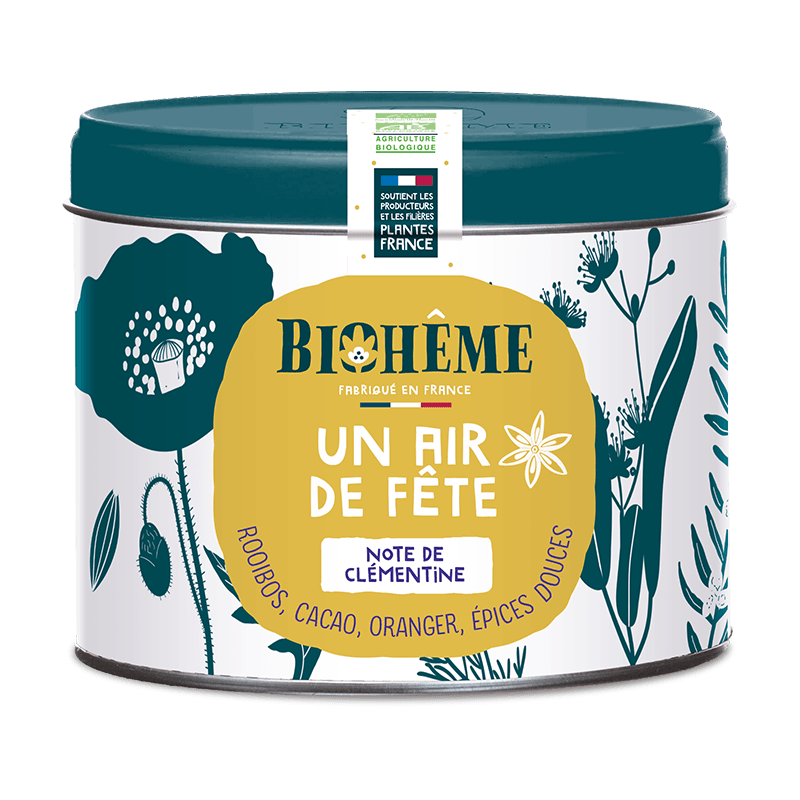 Infusion Un Air de Fête bio boîte métal - 50 g