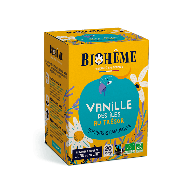 Infusion Vanille des îles au trésor - 20 infusettes