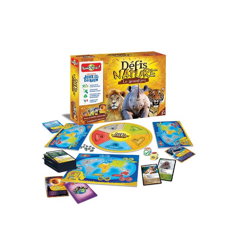 Le grand jeu d√©fis nature avec cartes collector