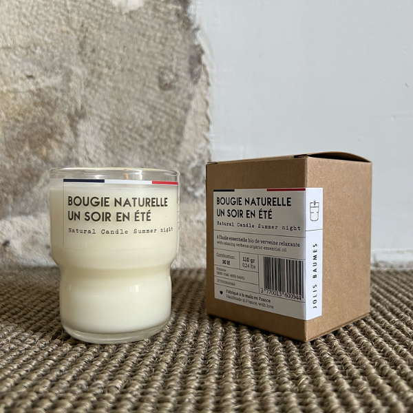 Bougie naturelle un soir en été (anti moustiques) - 110 g