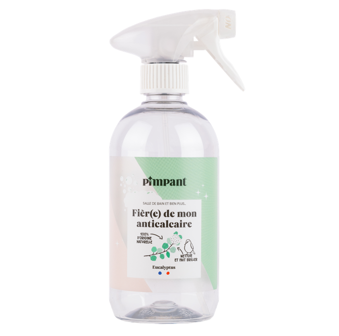 Bouteille spray anti calcaire rechargeable - 500 mL