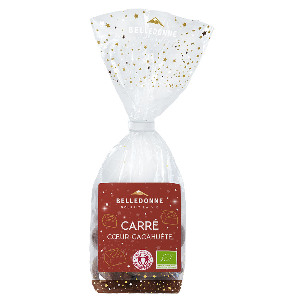 Bonbon coeur cacahuète chocolat lait bio - 120 g