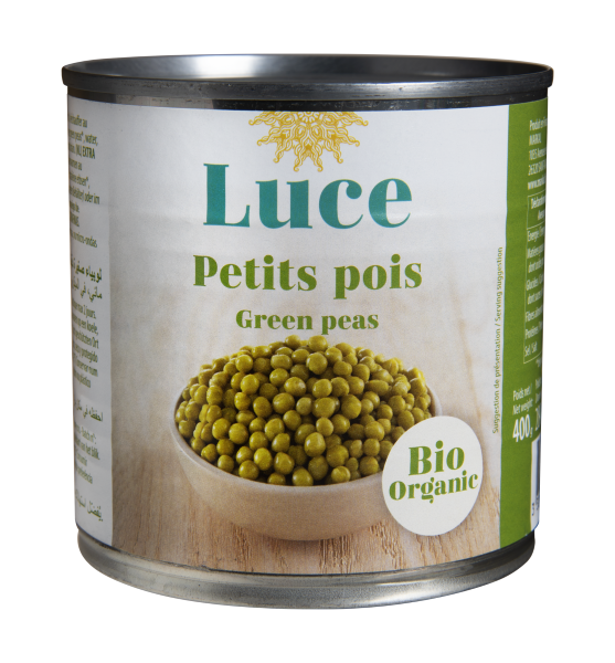 Petits pois bio (origine France) - 400 g