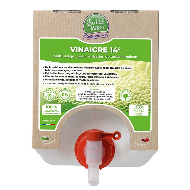 Vinaigre blanc ménager à 14¬∞ (habillage pour bidon vrac 20kg)