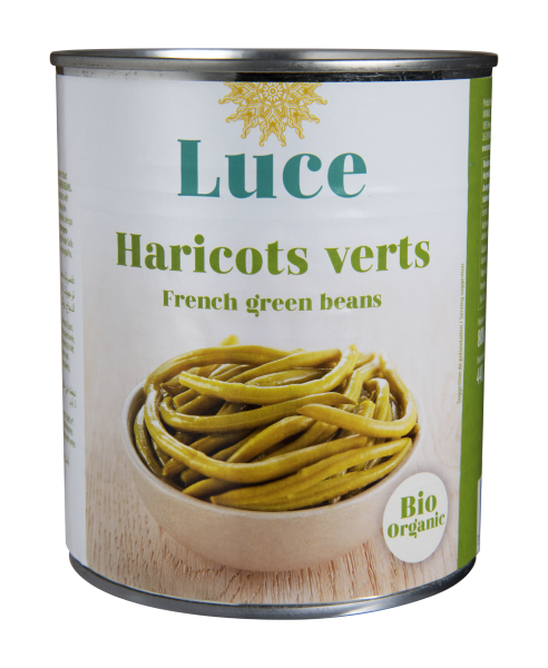 Haricots verts bio (origine France) - 800 g