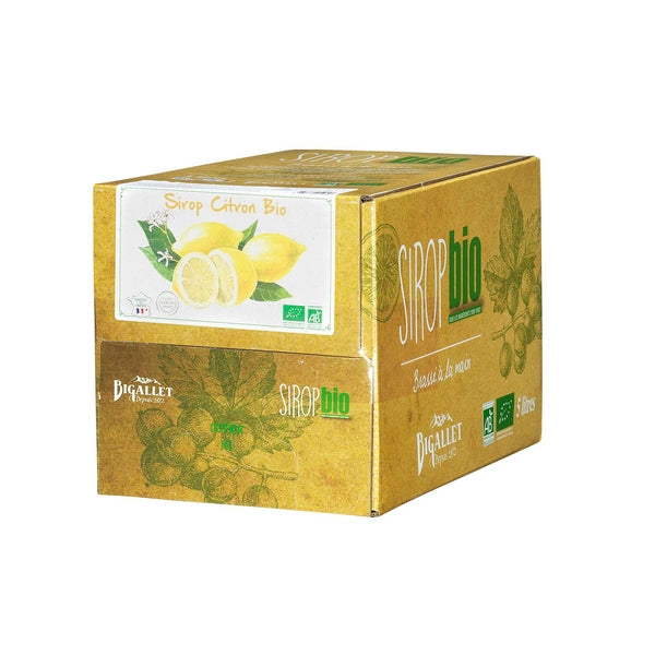 Sirop citron bio Vrac - Bib 5L