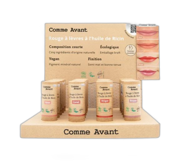 Top vente rouges à lèvres (présentoir) - 16 produits + 4 testeurs