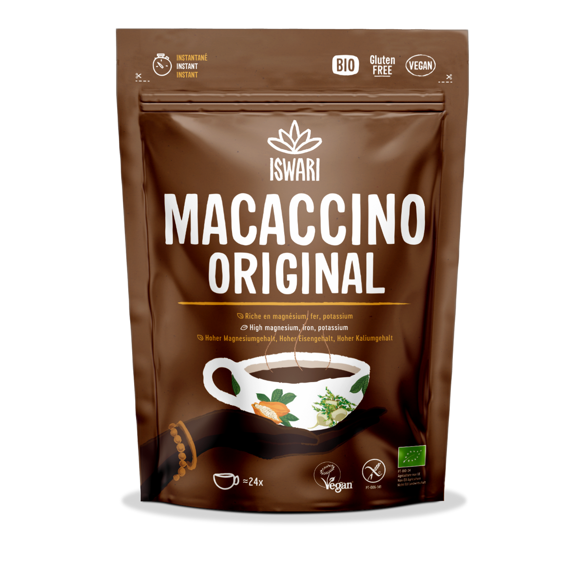 Macaccino original avec reishi bio - 250 g
