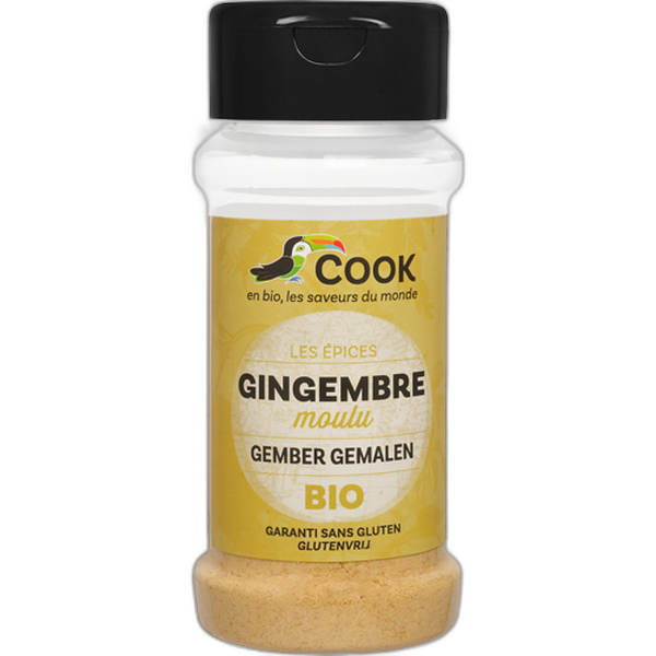 Gingembre en poudre  bio (origine Madagascar) - 30 g