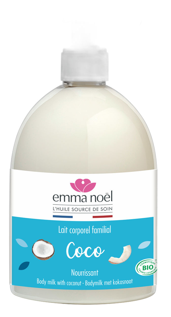 Lait corporel familial au beurre de karité bio - 500 mL