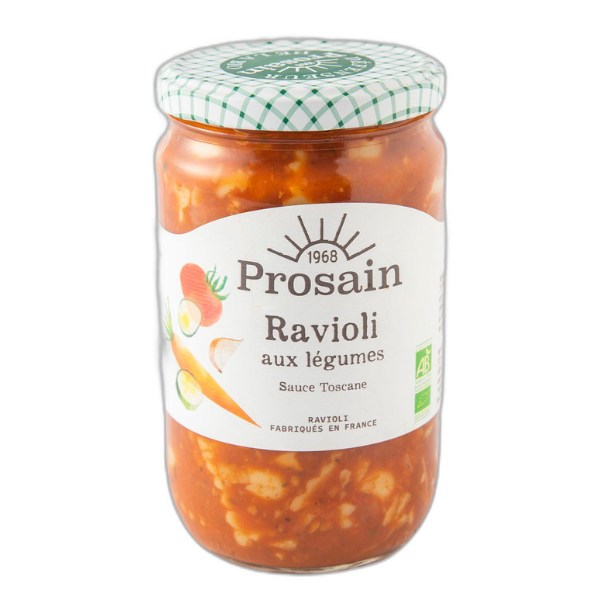 Ravioli légumes sauce toscane bio - 680 g