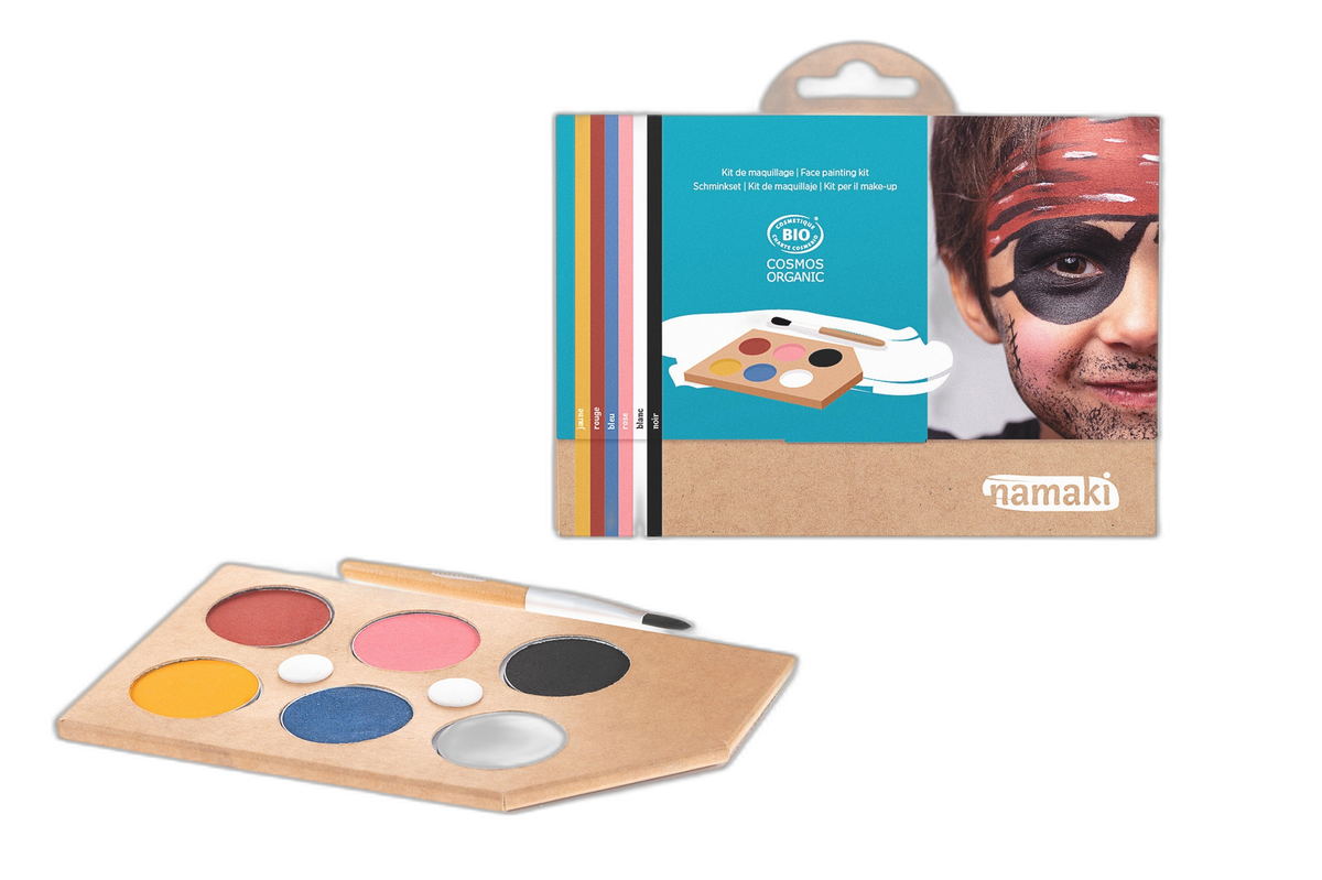 Kit de maquillage 6 couleurs arc en ciel