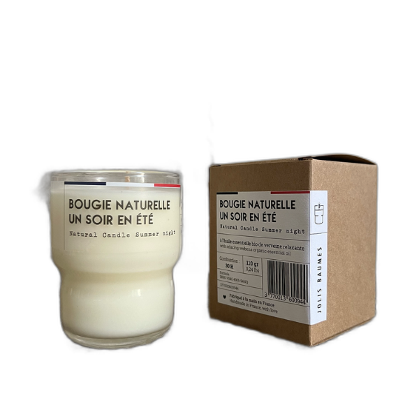 Bougie naturelle un soir en été (anti moustiques) - 110 g
