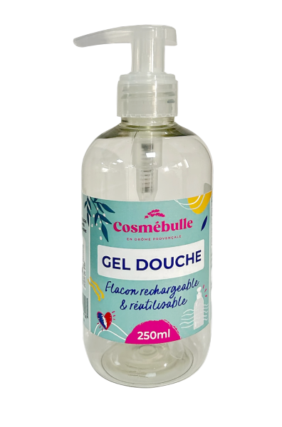 Flacon pompe vide pour gel douche a diluer - 250 mL