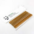 Kit pailles longues (8 pailles 20 cm + 1 goupillon)