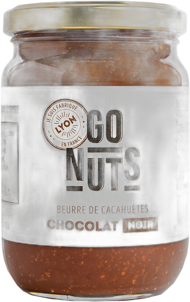 Beurre de cacahuètes chocolat noir bio - 270 g