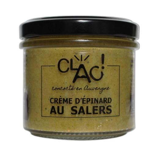 Crème d'épinards au salers bio - 100 g