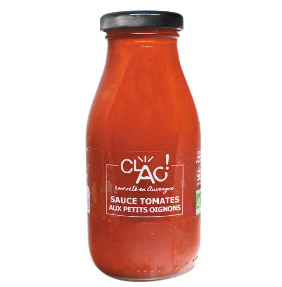 Sauce tomate aux petits oignons bio - 250 g
