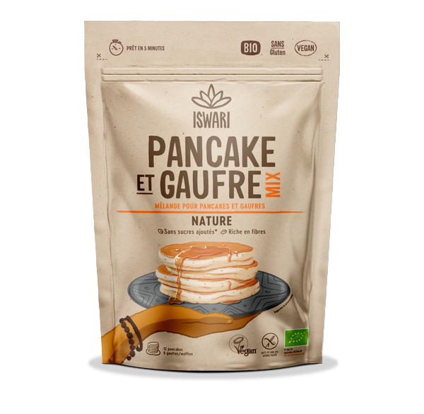 Mélange instantané pour pancake et gaufre nature - 300 g