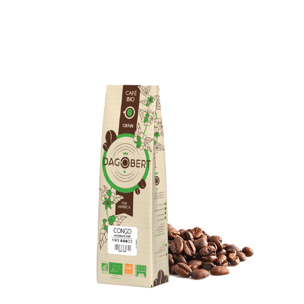 Congo kivu 100% arabica, bio et √©quitable - grains - 250 g