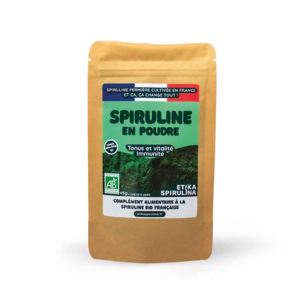 Spiruline bio en poudre (origine France) - 45 g