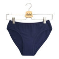 Culotte menstruelle absorbante bleue flux moyen (france et bio) - Taille M (42/44)