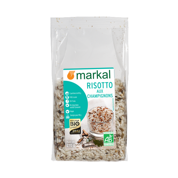 Risotto aux champignons bio - 270 g