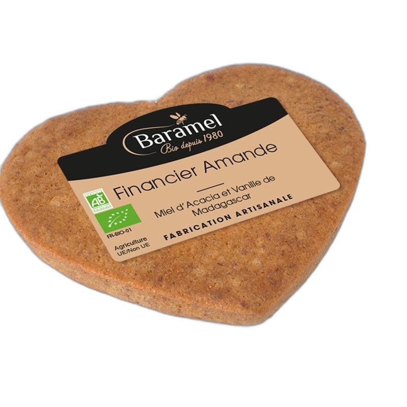 Financier amandes pur beurre et vanille de madagascar bio - 70 g