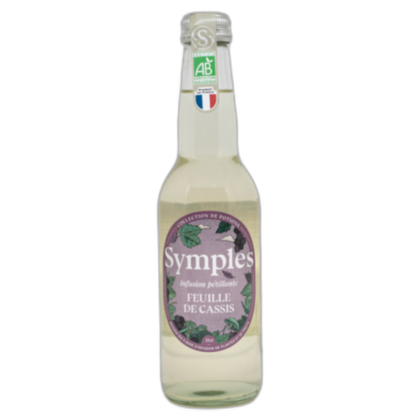 Infusion pétillante bio cassis - 33 cl