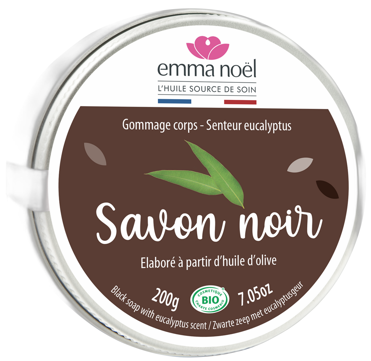 Gommage corps au savon noir bio - 200 g