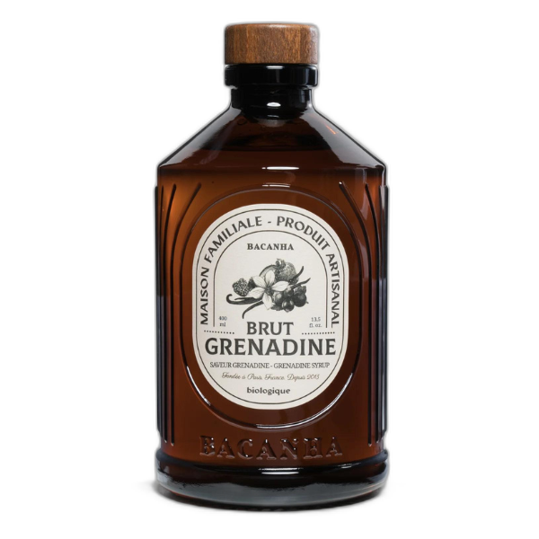 Sirop saveur grenadine brut bio - 400 ml