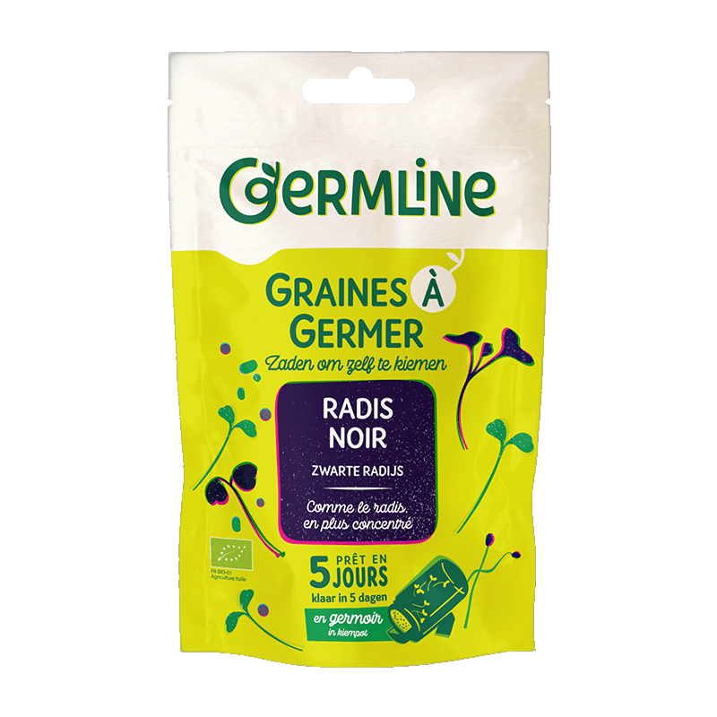Graines à germer radis noir bio (origine Italie) - 150 g