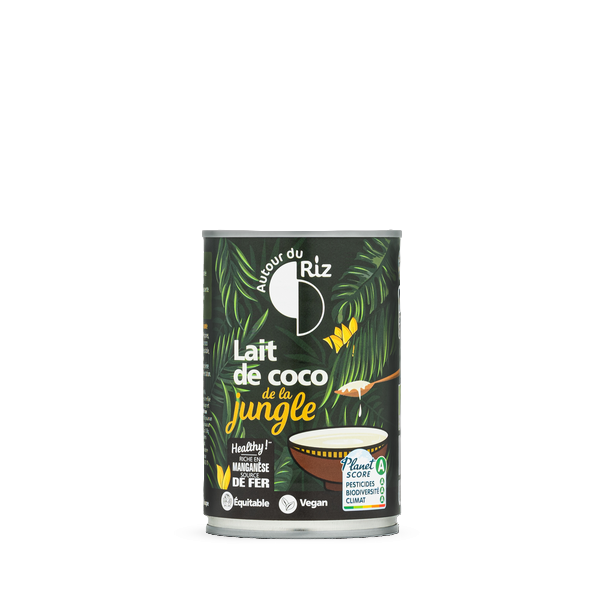 Lait de coco de la jungle bio équitable - 400 ml